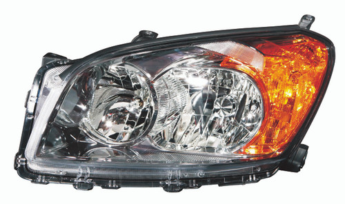 HEAD LAMP LH SPORT MDL W/SMOKED LENS USA BUILT HQ REPLACEMENT FOR TOYOTA RAV4 2010 PARTSLINK NUMBER  TO2502206