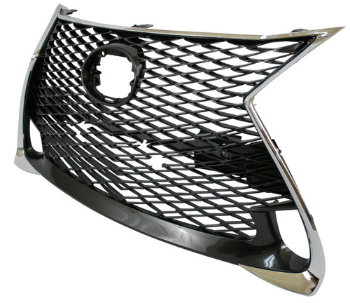 GRILLE PTD BLACK W/CHROME MOULDING W/O SENSOR W/F-SPORT PKG REPLACEMENT FOR LEXUS GS300 2019 PARTSLINK NUMBER LX1200191 GRILLE PTD BLACK W/CHROME MOULDING W/O SENSOR W/F-SPORT PKG REPLACEMENT FOR LEXUS GS300 2019 PARTSLINK NUMBER LX1200191