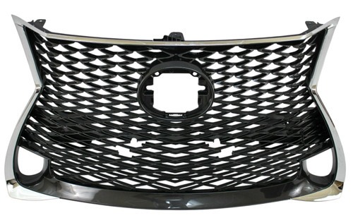 GRILLE LOWER PTD BLACK W/F-SPORT REPLACEMENT FOR LEXUS GS350 2019 PARTSLINK NUMBER LX1200195 GRILLE LOWER PTD BLACK W/F-SPORT REPLACEMENT FOR LEXUS GS350 2019 PARTSLINK NUMBER LX1200195