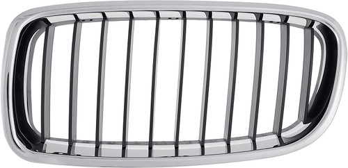 GRILLE LH CHROME/BLACK STD MODEL REPLACEMENT FOR BMW 3 SERIES WAGON 2015 PARTSLINK NUMBER BM1200232 GRILLE LH CHROME/BLACK STD MODEL REPLACEMENT FOR BMW 3 SERIES WAGON 2015 PARTSLINK NUMBER BM1200232