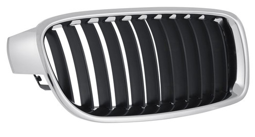 GRILLE RH CHROME/BLACK STD MODEL REPLACEMENT FOR BMW 3 SERIES WAGON 2015 PARTSLINK NUMBER BM1200231 GRILLE RH CHROME/BLACK STD MODEL REPLACEMENT FOR BMW 3 SERIES WAGON 2015 PARTSLINK NUMBER BM1200231