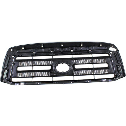 GRILLE SR5 MODEL/BASE MATTE-BLACK W/BLACK FRAME W/O SPORT PKG W/O CHROME REPLACEMENT FOR TOYOTA TUNDRA PICKUP 2010 PARTSLINK NUMBER	TO1200336