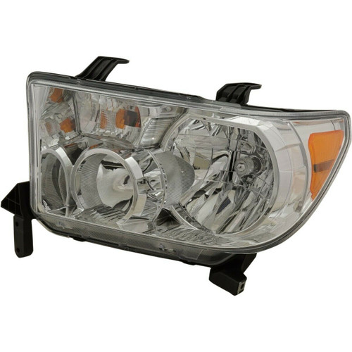 HEAD LAMP LH W/LEVEL ADJUSTER HQ REPLACEMENT FOR TOYOTA TUNDRA PICKUP 2010 PARTSLINK NUMBER	TO2502194