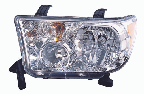 HEAD LAMP LH W/LEVEL ADJUSTER HQ REPLACEMENT FOR TOYOTA TUNDRA PICKUP 2010 PARTSLINK NUMBER	TO2502194
