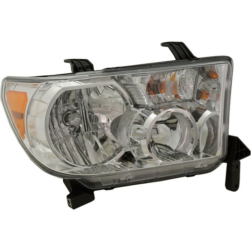 HEAD LAMP RH W/LEVEL ADJUSTER HQ REPLACEMENT FOR TOYOTA TUNDRA PICKUP 2010 PARTSLINK NUMBER	TO2503194