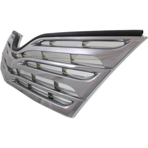 GRILLE SATIN NICKEL CHROME REPLACEMENT FOR TOYOTA VENZA 2010 PARTSLINK NUMBER TO1200321 GRILLE SATIN NICKEL CHROME REPLACEMENT FOR TOYOTA VENZA 2010 PARTSLINK NUMBER TO1200321