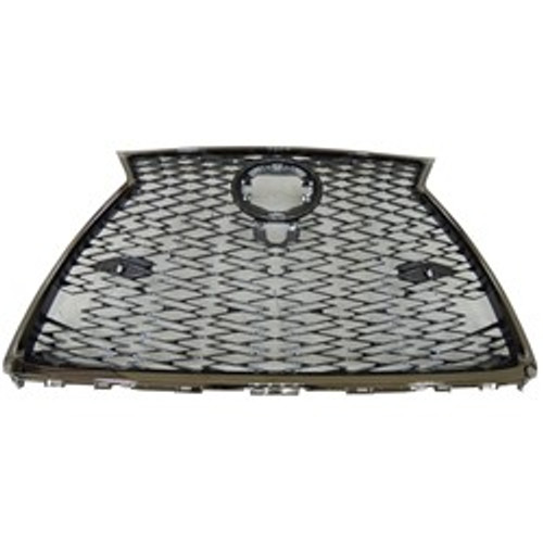 GRILLE PTD DARK GRAY W/SMOKE CHROME MOULDING W/SENSOR FOR F-SPORT REPLACEMENT FOR LEXUS NX300 2019 PARTSLINK NUMBER LX1200204 GRILLE PTD DARK GRAY W/SMOKE CHROME MOULDING W/SENSOR FOR F-SPORT REPLACEMENT FOR LEXUS NX300 2019 PARTSLINK NUMBER LX1200204