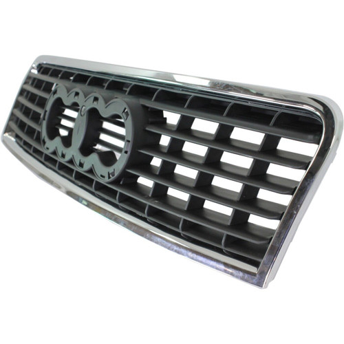 GRILLE CHROME/BLACK REPLACEMENT FOR AUDI A4 2005 PARTSLINK NUMBER AU1200114 GRILLE CHROME/BLACK REPLACEMENT FOR AUDI A4 2005 PARTSLINK NUMBER AU1200114