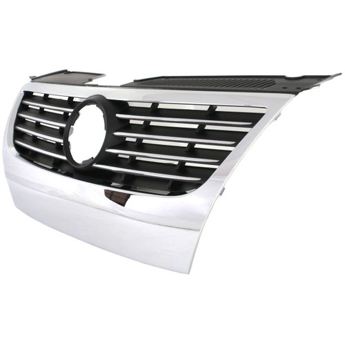 GRILLE CHROME/BLACK REQUIRES 150MM EMBLEM AND TRIM RING REPLACEMENT FOR VOLKSWAGEN PASSAT 2010 PARTSLINK NUMBER VW1200142 GRILLE CHROME/BLACK REQUIRES 150MM EMBLEM AND TRIM RING REPLACEMENT FOR VOLKSWAGEN PASSAT 2010 PARTSLINK NUMBER VW1200142