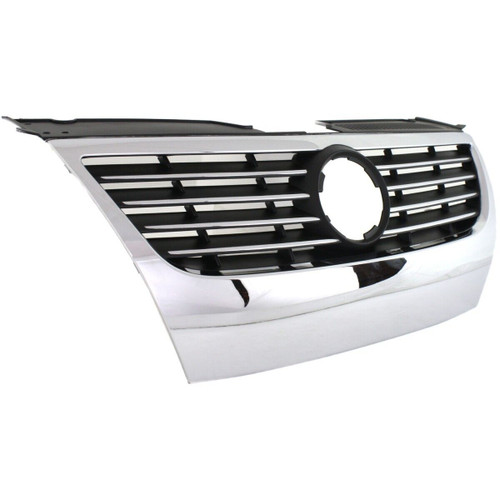 GRILLE CHROME/BLACK REQUIRES 150MM EMBLEM AND TRIM RING REPLACEMENT FOR VOLKSWAGEN PASSAT 2010 PARTSLINK NUMBER VW1200142 GRILLE CHROME/BLACK REQUIRES 150MM EMBLEM AND TRIM RING REPLACEMENT FOR VOLKSWAGEN PASSAT 2010 PARTSLINK NUMBER VW1200142