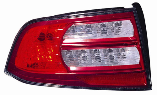TAIL LAMP LH BASE/NAVI CAPA REPLACEMENT FOR ACURA TL 2008 PARTSLINK NUMBER  AC2818107C