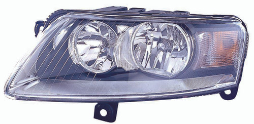 HEAD LAMP LH HALOGEN SDN 05-08/WGN 06-08 HQ REPLACEMENT FOR AUDI A6 2005 PARTSLINK NUMBER AU2502131