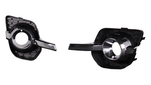 FOG LAMP BEZEL FR LH W/CHROME MOULDING LT/LTZ REPLACEMENT FOR CHEVROLET EQUINOX 2015 PARTSLINK NUMBER GM1038127 FOG LAMP BEZEL FR LH W/CHROME MOULDING LT/LTZ REPLACEMENT FOR CHEVROLET EQUINOX 2015 PARTSLINK NUMBER GM1038127