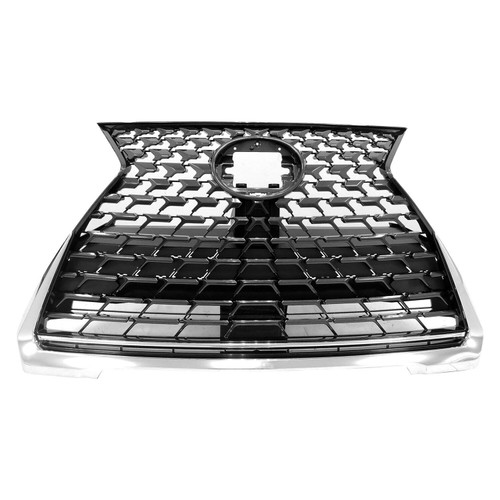 GRILLE FR BLACK W/CHROME MOLDING W/O CAMERA/PARK ASSIST SENSOR/ F-SPRT REPLACEMENT FOR LEXUS UX250H 2019 PARTSLINK NUMBER LX1200209 GRILLE FR BLACK W/CHROME MOLDING W/O CAMERA/PARK ASSIST SENSOR/ F-SPRT REPLACEMENT FOR LEXUS UX250H 2019 PARTSLINK NUMBER LX1200209