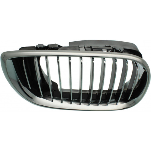 GRILLE RH CHROME BLACK REPLACEMENT FOR BMW 3 SERIES SEDAN EXCLUDE 330E AND 340I 2005 PARTSLINK NUMBER BM1200129 GRILLE RH CHROME BLACK REPLACEMENT FOR BMW 3 SERIES SEDAN EXCLUDE 330E AND 340I 2005 PARTSLINK NUMBER BM1200129