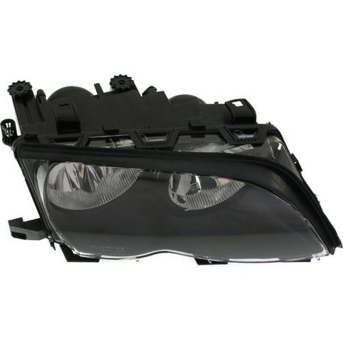 HEAD LAMP RH HALOGEN BLACK HQ REPLACEMENT FOR BMW 3 SERIES SEDAN EXCLUDE 330E AND 340I 2005 PARTSLINK NUMBER BM2503122 HEAD LAMP RH HALOGEN BLACK HQ REPLACEMENT FOR BMW 3 SERIES SEDAN EXCLUDE 330E AND 340I 2005 PARTSLINK NUMBER BM2503122