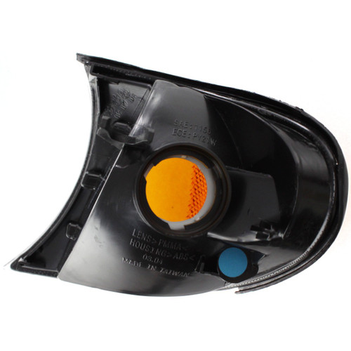 SIDE MARKER LAMP RH AMBER W/CHROME BEZEL HQ REPLACEMENT FOR BMW 3 SERIES SEDAN EXCLUDE 330E AND 340I 2005 PARTSLINK NUMBER  BM2521110