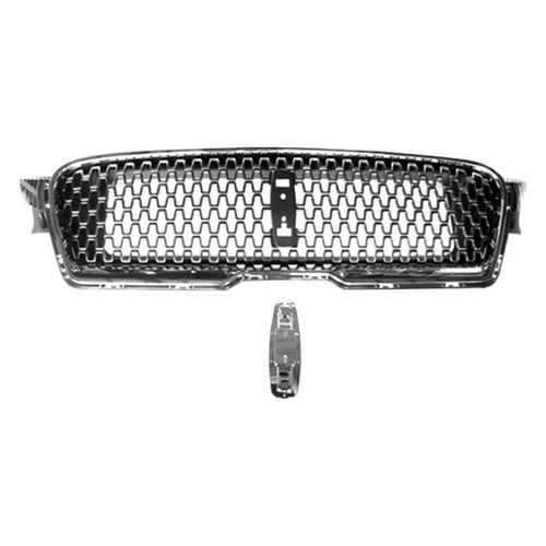 GRILLE SILVER GRAY/PTM W/SATIN FRAME/ EMBLEM MOUNT REPLACEMENT FOR LINCOLN MKZ 2019 PARTSLINK NUMBER FO1200615 GRILLE SILVER GRAY/PTM W/SATIN FRAME/ EMBLEM MOUNT REPLACEMENT FOR LINCOLN MKZ 2019 PARTSLINK NUMBER FO1200615