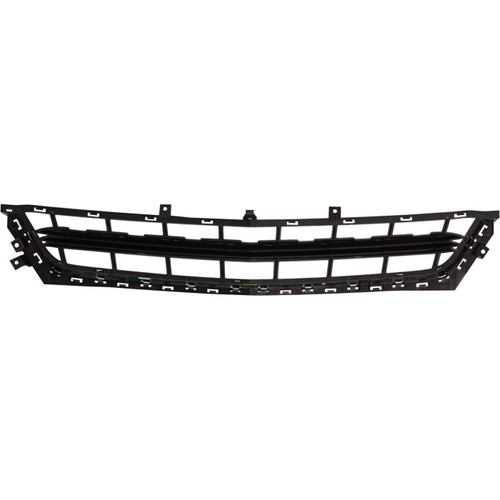 GRILLE LOWER MATTE DARK GRAY W/CHROME MOLDING LS/LT MODEL  REPLACEMENT FOR CHEVROLET IMPALA 2015 PARTSLINK NUMBER  GM1036164