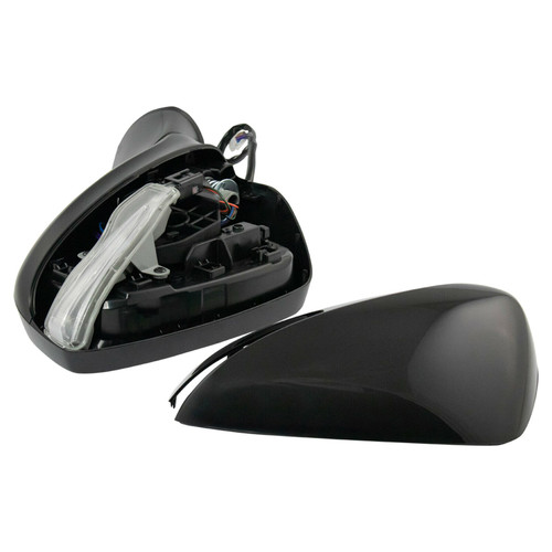 DOOR MIRROR LH POWER HTD PTM W/SIGNAL       REPLACEMENT FOR MAZDA CX3 2019 PARTSLINK NUMBER MA1320209