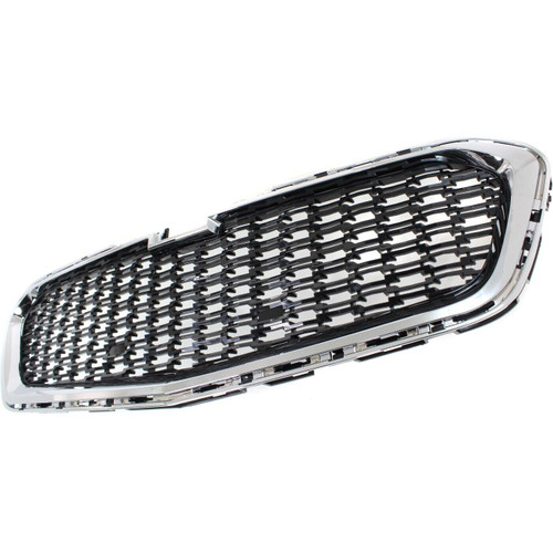 GRILLE CENTER BLACK W/CHROME MOULDING REPLACEMENT FOR CHEVROLET MALIBU 2015 PARTSLINK NUMBER GM1200675 GRILLE CENTER BLACK W/CHROME MOULDING REPLACEMENT FOR CHEVROLET MALIBU 2015 PARTSLINK NUMBER GM1200675