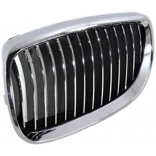 GRILLE RH CHROME/BLACK REPLACEMENT FOR BMW X5 2008 PARTSLINK NUMBER BM1200181 GRILLE RH CHROME/BLACK REPLACEMENT FOR BMW X5 2008 PARTSLINK NUMBER BM1200181