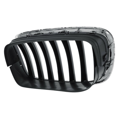 GRILLE RH CHROME/BLACK REPLACEMENT FOR BMW X5 2008 PARTSLINK NUMBER BM1200181 GRILLE RH CHROME/BLACK REPLACEMENT FOR BMW X5 2008 PARTSLINK NUMBER BM1200181