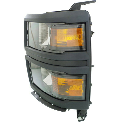 HEAD LAMP LH LS MODEL BLACK HQ REPLACEMENT FOR CHEVROLET PICKUP CHEVY SILVERADO 1500 2015 PARTSLINK NUMBER GM2502395 HEAD LAMP LH LS MODEL BLACK HQ REPLACEMENT FOR CHEVROLET PICKUP CHEVY SILVERADO 1500 2015 PARTSLINK NUMBER GM2502395