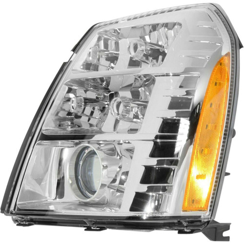 HEAD LAMP LH HID FIRST DESIGN HQ REPLACEMENT FOR CADILLAC ESCALADE EXT 2008 PARTSLINK NUMBER  GM2502291