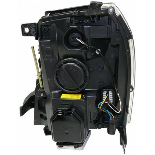 HEAD LAMP RH HID FIRST DESIGN HQ REPLACEMENT FOR CADILLAC ESCALADE ESV 2008 PARTSLINK NUMBER  GM2503291