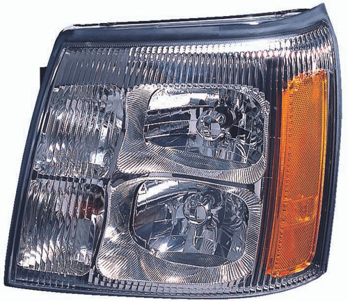 HEAD LAMP LH HID HQ REPLACEMENT FOR CADILLAC ESCALADE EXT 2005 PARTSLINK NUMBER GM2502236