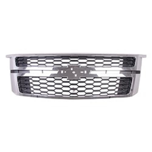 GRILLE BLACK/CHROME EXCLUDE LTZ/OFF-ROAD REPLACEMENT FOR CHEVROLET SUBURBAN 2015 PARTSLINK NUMBER GM1200703 GRILLE BLACK/CHROME EXCLUDE LTZ/OFF-ROAD REPLACEMENT FOR CHEVROLET SUBURBAN 2015 PARTSLINK NUMBER GM1200703