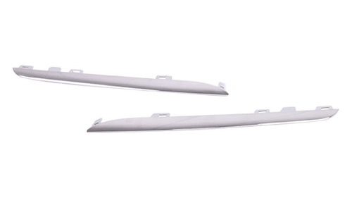 GRILLE MOULDING LH UPPER ALL CHROME  REPLACEMENT FOR MERCEDES C300 SEDAN 2019 PARTSLINK NUMBER  MB1212103