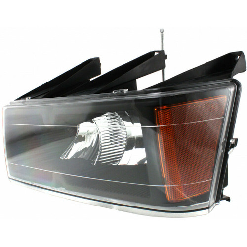 HEAD LAMP LH W/BLACK BEZEL W/O XTREME PKG HQ REPLACEMENT FOR CHEVROLET COLORADO 2005 PARTSLINK NUMBER GM2502234