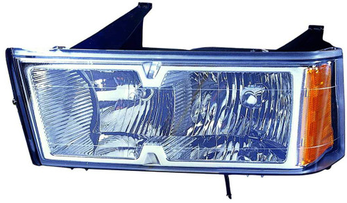HEAD LAMP RH XTREME W/CHROME BEZEL HQ REPLACEMENT FOR CHEVROLET COLORADO 2005 PARTSLINK NUMBER GM2503247