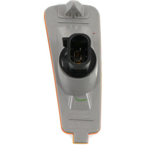 SIDE MARKER LAMP LH CAPA REPLACEMENT FOR CHEVROLET HHR 2008 PARTSLINK NUMBER GM2550193C SIDE MARKER LAMP LH CAPA REPLACEMENT FOR CHEVROLET HHR 2008 PARTSLINK NUMBER GM2550193C