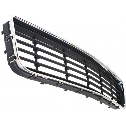 GRILLE LOWER CHROME FRAME W/BLACK HORIZONTAL BARS EXCLUDE SS MODEL REPLACEMENT FOR CHEVROLET IMPALA 2008 PARTSLINK NUMBER  GM1036106
