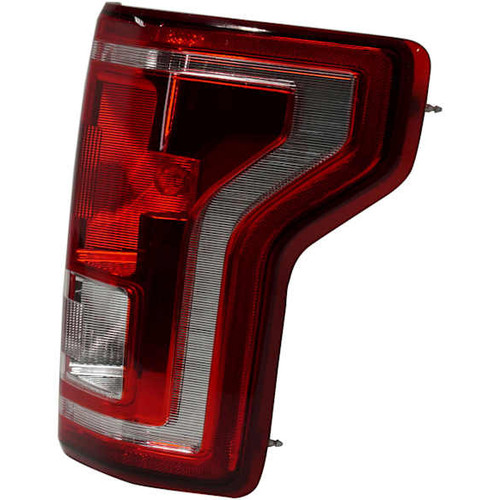 TAIL LAMP RH BULB TYPE COMPATIBLE WITH FORD PICKUP F150  2015-2017 PARTSLINK NUMBER FO2801239