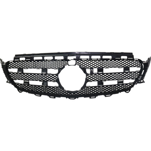 GRILLE TEXTURED BLACK FINISH W/CAMERA W/O MOLDINGS/EMBLEM    REPLACEMENT FOR MERCEDES E450 2019 PARTSLINK NUMBER 	MB1200189