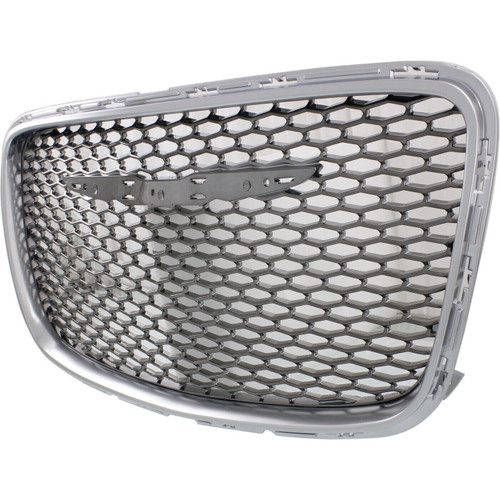 GRILLE FR PTD BRIGHT BLACK W/SATIN CHROME FRAME REPLACEMENT FOR CHRYSLER 300 2015 PARTSLINK NUMBER CH1200396 GRILLE FR PTD BRIGHT BLACK W/SATIN CHROME FRAME REPLACEMENT FOR CHRYSLER 300 2015 PARTSLINK NUMBER CH1200396