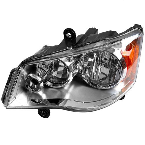 HEAD LAMP LH HALOGEN HQ  REPLACEMENT FOR DODGE CARAVAN 2015 PARTSLINK NUMBER  CH2502192