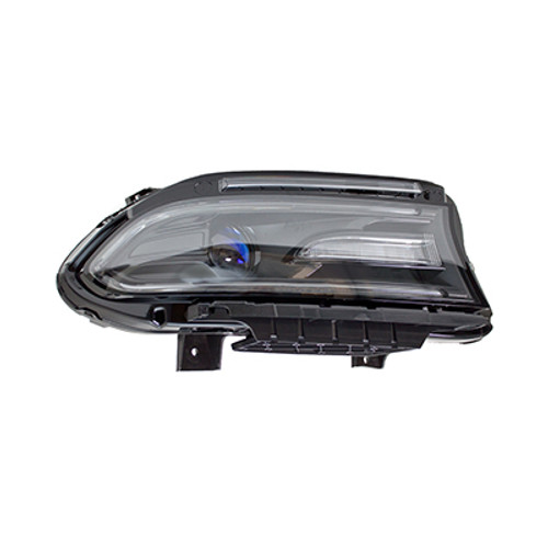 HEAD LAMP RH HALOGEN W/LED DRL W/O LOGO INSIDE HQ  REPLACEMENT FOR DODGE CHARGER 2015 PARTSLINK NUMBER  CH2503270