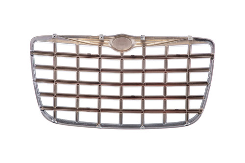 GRILLE CHROME SILVER 2.7L/3.5L REPLACEMENT FOR CHRYSLER 300 2008 PARTSLINK NUMBER  CH1200275