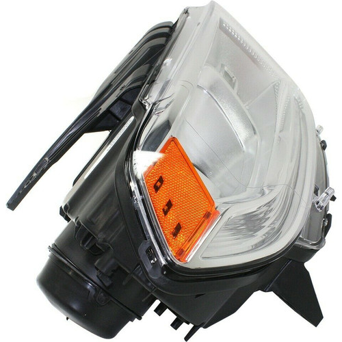 HEAD LAMP RH HALOGEN CHROME BEZEL W/O LED DRL CAPA  REPLACEMENT FOR DODGE DURANGO 2015 PARTSLINK NUMBER  CH2503256C