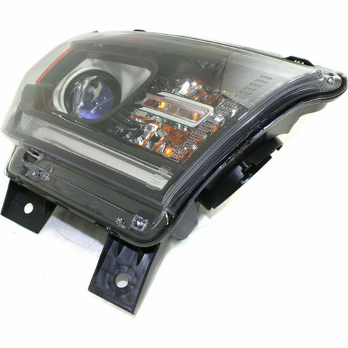 HEAD LAMP RH HALOGEN BLACK BEZEL W/O LED DRL CAPA  REPLACEMENT FOR DODGE DURANGO 2015 PARTSLINK NUMBER  CH2503255C