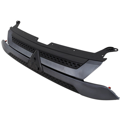 GRILLE FR BLACK DARK CHROME REPLACEMENT FOR MITSUBISHI OUTLANDER 2019 PARTSLINK NUMBER MI1200277 GRILLE FR BLACK DARK CHROME REPLACEMENT FOR MITSUBISHI OUTLANDER 2019 PARTSLINK NUMBER MI1200277