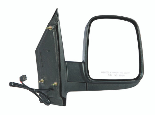 DOOR MIRROR RH POWER HTD W/O SIGNAL TEXTURED REPLACEMENT FOR CHEVROLET VAN CHEVY EXPRESS 2005 PARTSLINK NUMBER GM1321283
