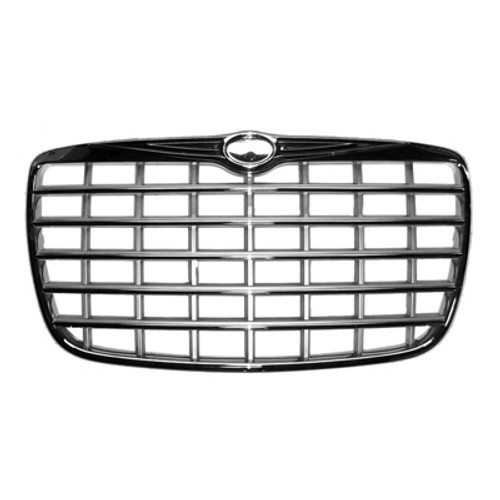 GRILLE CHROME SILVER 5.7L/6.1L REPLACEMENT FOR CHRYSLER 300 2005 PARTSLINK NUMBER CH1200276 GRILLE CHROME SILVER 5.7L/6.1L REPLACEMENT FOR CHRYSLER 300 2005 PARTSLINK NUMBER CH1200276