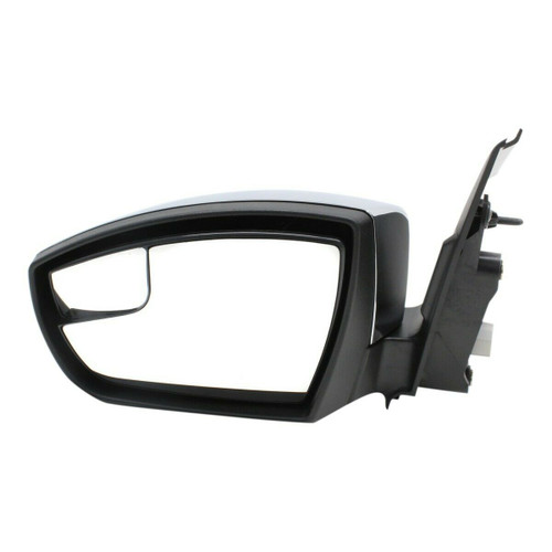 DOOR MIRROR LH POWER W/CHROME CAP W/BLIND SPOT W/O HEAT/SIGNAL   REPLACEMENT FOR FORD ESCAPE 2015 PARTSLINK NUMBER  FO1320513