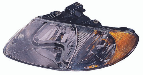 HEAD LAMP LH EXCEPT 05-06 TOWN AND COUNTRY WITH LONG WHEELBASE HQ REPLACEMENT FOR CHRYSLER TOWN AND COUNTRY 2005 PARTSLINK NUMBER CH2502129